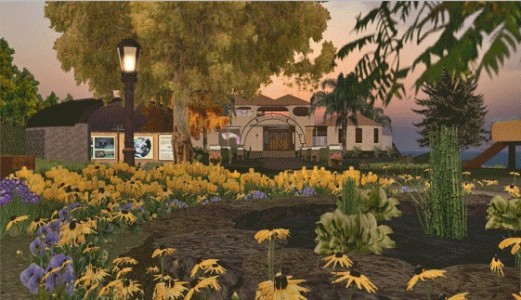 The Serenity Island region by Lawrence Pierce is an extremely complex, rich build with 100,000 prims. Click image to visit. (Image courtesy Lawrence Pierce.)