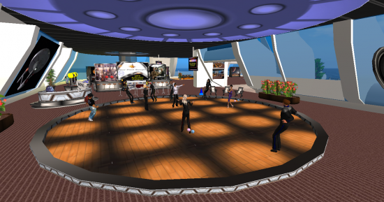 A Star Trek-themed dance party on UFS Grid. (Image courtesy UFS.)