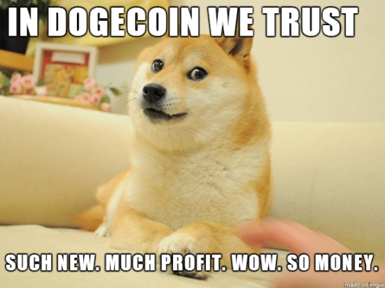 Dogecoin we trust.