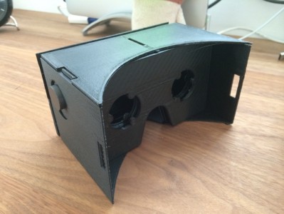 Google Cardboard for Nexus5. (Image courtesy  abars via Thingiverse.)