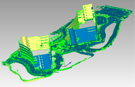 A high-polygon mesh model created from the previous point cloud. (Image courtesy Douglas Maxwell.)