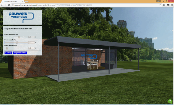 3D preview of house extention. (Image courtesy Tom Janssen.)