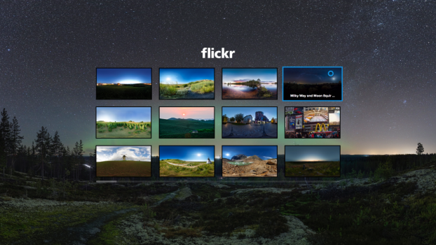 Flickr Gear VR app. (Image courtesy Flickr.)