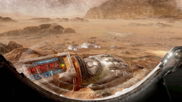 The Martian VR experience. (Image courtesy The Virtual Reality Company.)